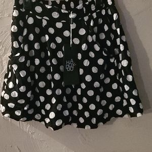Polka dot mini skirt